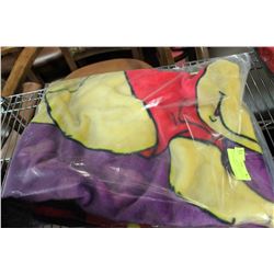 BAG W/ "WINNIE THE POOH" PLUSH THROW BLANKET