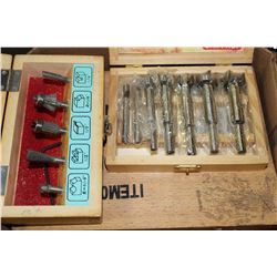 BOX OF VARIOUS DRILL BIT SETS