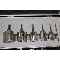 6 PIECE DIAMOND DRILL BIT SET IN CASE