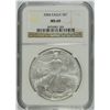 Image 1 : 2004 AMERICAN SILVER EAGLE, NGC MS-69!