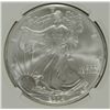 Image 2 : 2004 AMERICAN SILVER EAGLE, NGC MS-69!