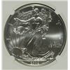 Image 2 : 2009 AMERICAN SILVER EAGLE, NGC MS-69!