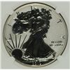 Image 2 : 2012-S $1.00 AMERICAN SILVER EAGLE REVERSE PROOF, NGC PROOF-69!  TROLLEY LABEL