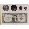 Image 2 : THE SILVER STORY: MORGAN SILVER  DOLLAR, SILVER NICKEL DIME SILVER CERTIFICATE