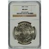 Image 1 : 1881-S MORGAN SILVER DOLLAR, NGC MS-64+  NICE!