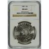 Image 1 : 1887 MORGAN SILVER DOLLAR, NGC MS-64+