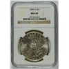 Image 1 : 1898-O MORGAN SILVER DOLLAR, NGC MS-64+