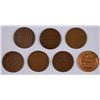Image 2 : (7) LINCOLN CENTS (09, 09 VDB, 10, 10-S, 11, 11-D, 11-S)