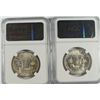 Image 2 : LOT OF ( 2 ) 1949-D FRANKLIN HALF DOLLARS, NGC MS-63 FBL
