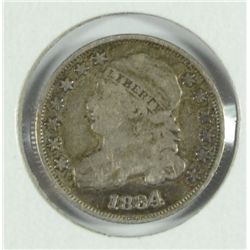 1834 BUST DIME VG/F