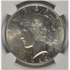 Image 2 : 1922 PEACE DOLLAR NGC MS-63
