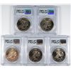 Image 2 : (5) 1973-S PROOF IKE DOLLARS PCGS PR-68 DCAM