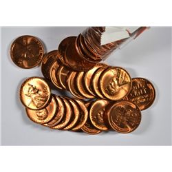 GEM BU ROLL OF 1939-D LINCOLN CENTS