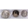Image 1 : 1986 UNC. LIBERTY COMMEM DOLLAR, ALSO A 1986 LIBERTY PROOF AND UNC HALF DOLLARS