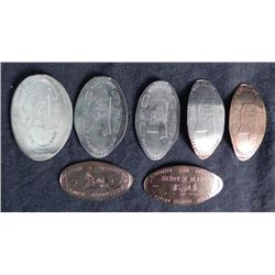 7 Different 1967 Elongates Some Silver