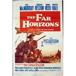 1955 The Far Horizons Charlton Heston Movie Poster