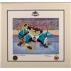 Image 1 : Devil of a Save Signed McKimson Hockey Lithoserigraph