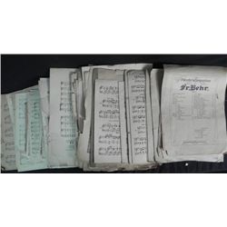 One Large Treasure Trou of 1800's Music, Sheets & Books