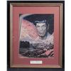 Image 1 : Star Trek Harold Nelson Print Leonard Nimoy Signed Frmd