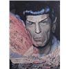 Image 2 : Star Trek Harold Nelson Print Leonard Nimoy Signed Frmd