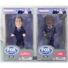 Image 1 : 2 Bobbleheads NFL Fox James Brown, Cris Collinsworth