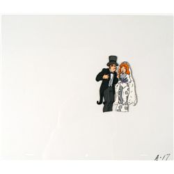 Bride and Groom Cel Repetition Original Animation Art
