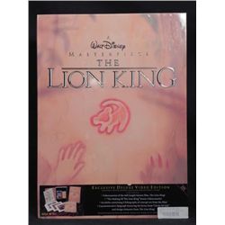 Lion King Disney Deluxe Video w/ Art Prints, Book MIB