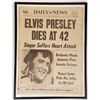 Image 1 : "Elvis Presley Dies at 42" Daily News Front Page Paper