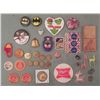 Image 1 : Misc Lot Vintage Pins, Political, Beer Milk Caps Tokens