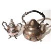 Image 3 : Vintage Floral Filigree Silver Plated 4pc Tea Set