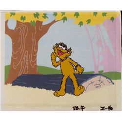 Original Zoe Animation Art Cel Background Discovery