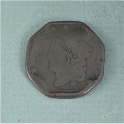 Novelty U.S. Octagon Shape 1831 Large Cent