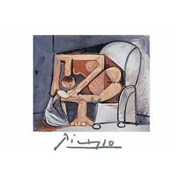 Pablo Picasso Marina Art Print Femme a la Toilette