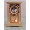 Image 1 : Bulova Mini Mantle Moon Phase Clock Ltd Ed B0510 1988