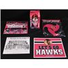 Image 1 : 5 Pc Chicago Blackhawks Lot Mini Helmet Foam Flyer Sign