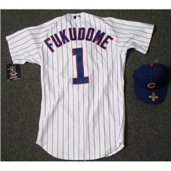 Authentic Chicago Cubs Kosuke Fukudome Jersey and Hat