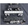 Image 3 : 4 Pc Marx Vintage Train Cars, Engine, Transformer
