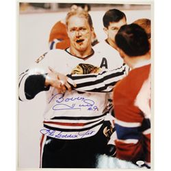 Signed Bobby Hull #9 Chicago Blackhawks 16" x 20" Photo