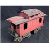 Image 2 : Lionel Large Gauge Model Railroad Caboose w/Wooden Top