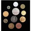 Image 2 : 11 Train/Transportation Tokens and Comm. Coins