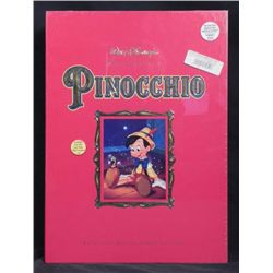 Pinocchio Disney Deluxe Video w/ Art Prints, Book MIB