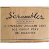 Image 3 : 3 Early Vintage Games: Dominos, Crossword, Scrambles