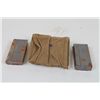 Image 3 : WWII U.S. CANVAS CARBINE AMMO POUCH WITH 2 CLIPS-POUCH