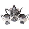 Image 1 : Vintage Forbes Silver Plate 3pc Tea Set Pot Creamer