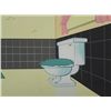 Image 2 : Ren & Stimpy Orig Production Background Art Bathroom