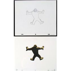 Animation Herculoids Cel Can't Hold Me Original Drawing