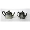 Image 1 : 2 Antique Pewter Teapots 1800's Bachelor Single Serving