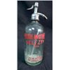 Image 3 : 2 WWII ERA SELTZER WATER BOTTLES - ONE WITH TOP TAPPER
