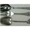 Image 3 : Set of 3 Sterling Silver Vintage Filigree Spoons Fork