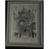 Image 2 : Set of 3 Visions of Venice Original Pencil Drawings